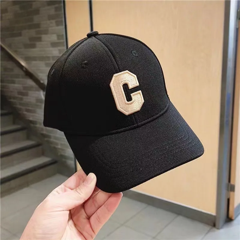 Chapeaux pour hommes nouvelle casquette de Baseball brodée lettre C Kpop mode Couple Casquette Snapback hommes et femmes chapeaux de soleil Chapeau Homme