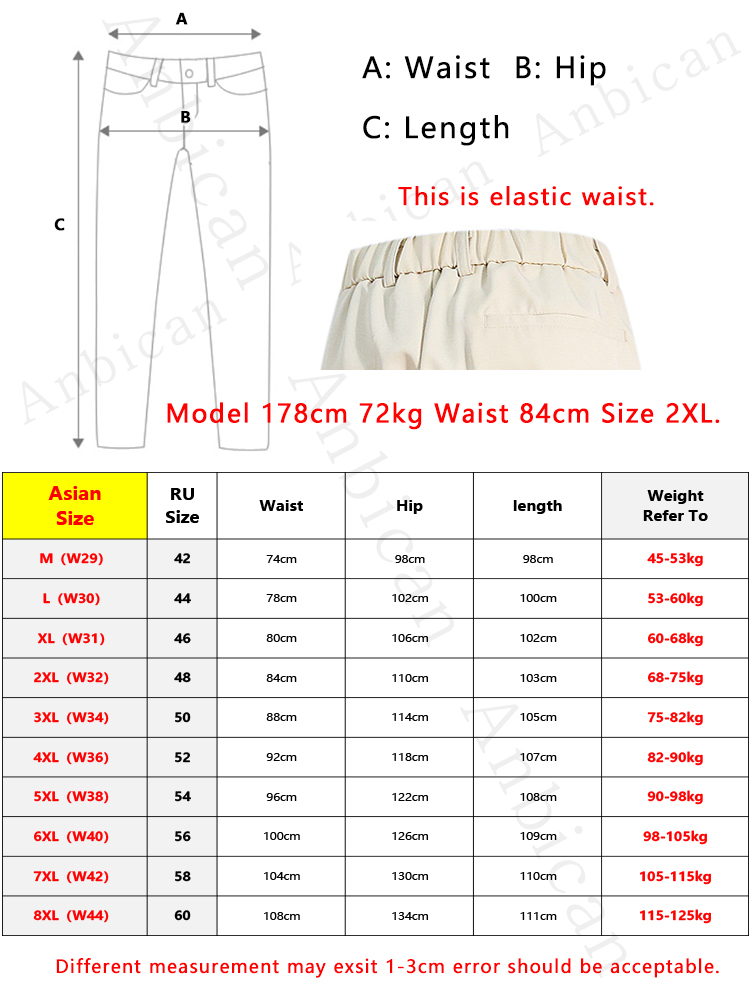 Pantalon décontracté d'été pour homme, style coréen, taille élastique, léger et fin, coupe droite, pantalon de costume basique pour le quotidien, grande taille 8XL