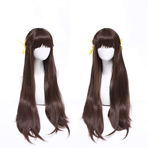 Anime fruits panier Tohru Honda Cosplay Costume perruques longue droite marron fête cheveux accessoires Lolita fille Halloween cheveux synthétiques
