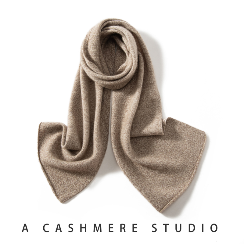 Écharpe en cachemire 100% pour femmes/hommes, nouvelle mode d'hiver, couleur unie, garde au chaud en plein air, accessoires tricotés en cachemire doux, foulards unisexes