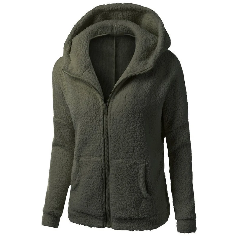 Automne hiver veste chaude femmes à capuche à capuche 2025 décontracté femme sweats à capuche Sweatershirt manteau à glissière solide doux polaire femmes manteau