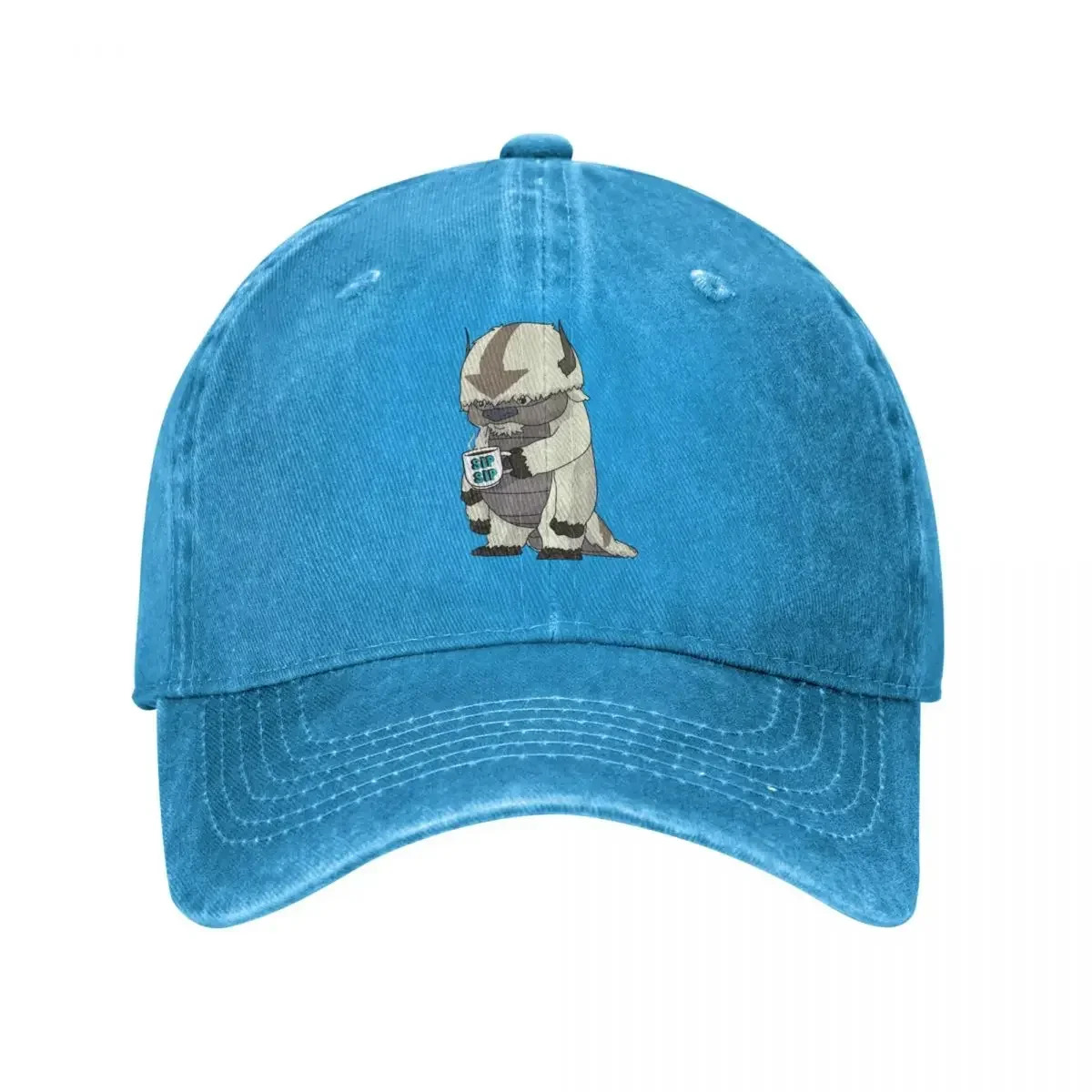 Casquette de baseball rétro Appa The Last Airbender - Casquette légère effet vieilli avec imprimé Appa emblématique, casquette d'été adaptée aux activités de plein air