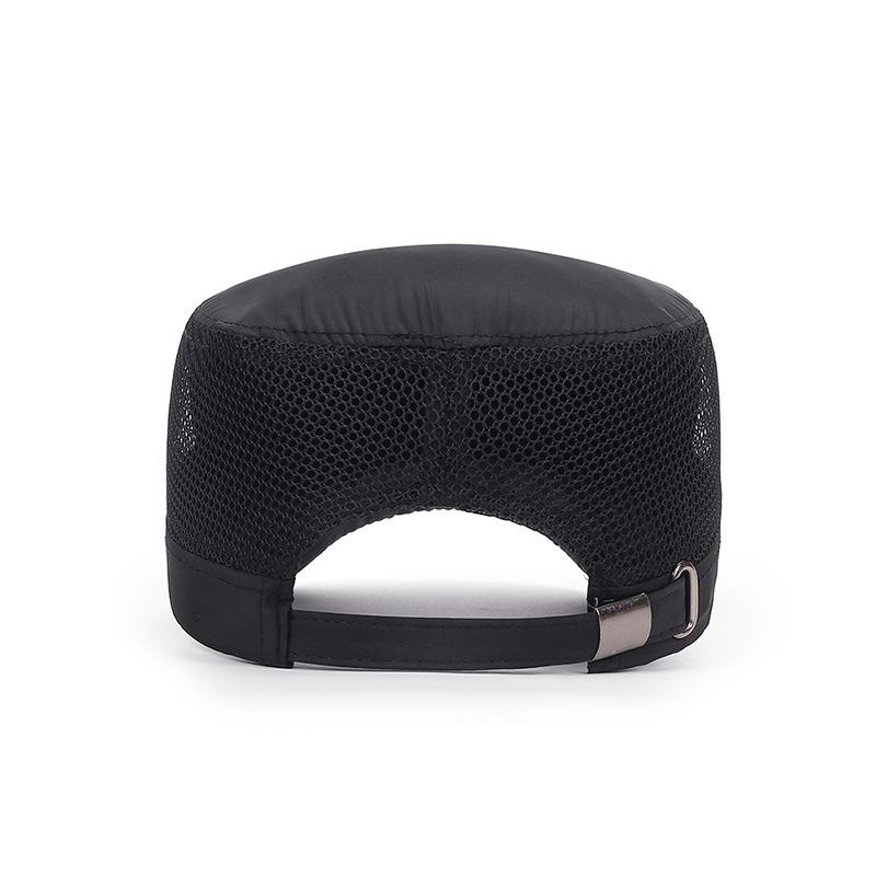 Casquette militaire à dessus plat, casquette de baseball pour homme, chapeau d'été pour homme, chapeau de soleil en maille pour extérieur