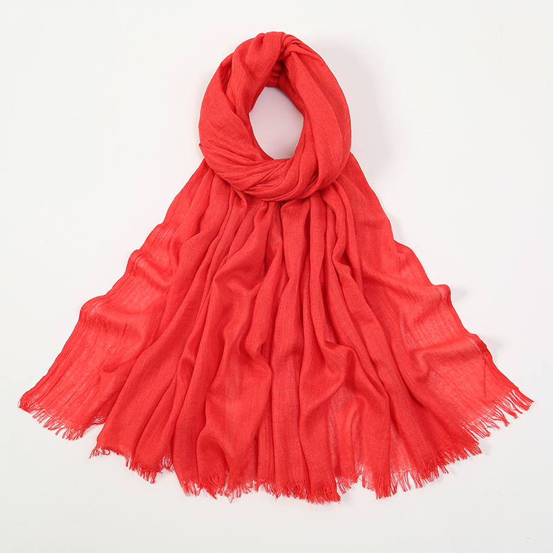 Foulard Hijab Modal en bambou de qualité supérieure pour femmes, bandeau uni à la mode musulmane pour femmes, Turban Hijabs, châle respirant, Islam Ram