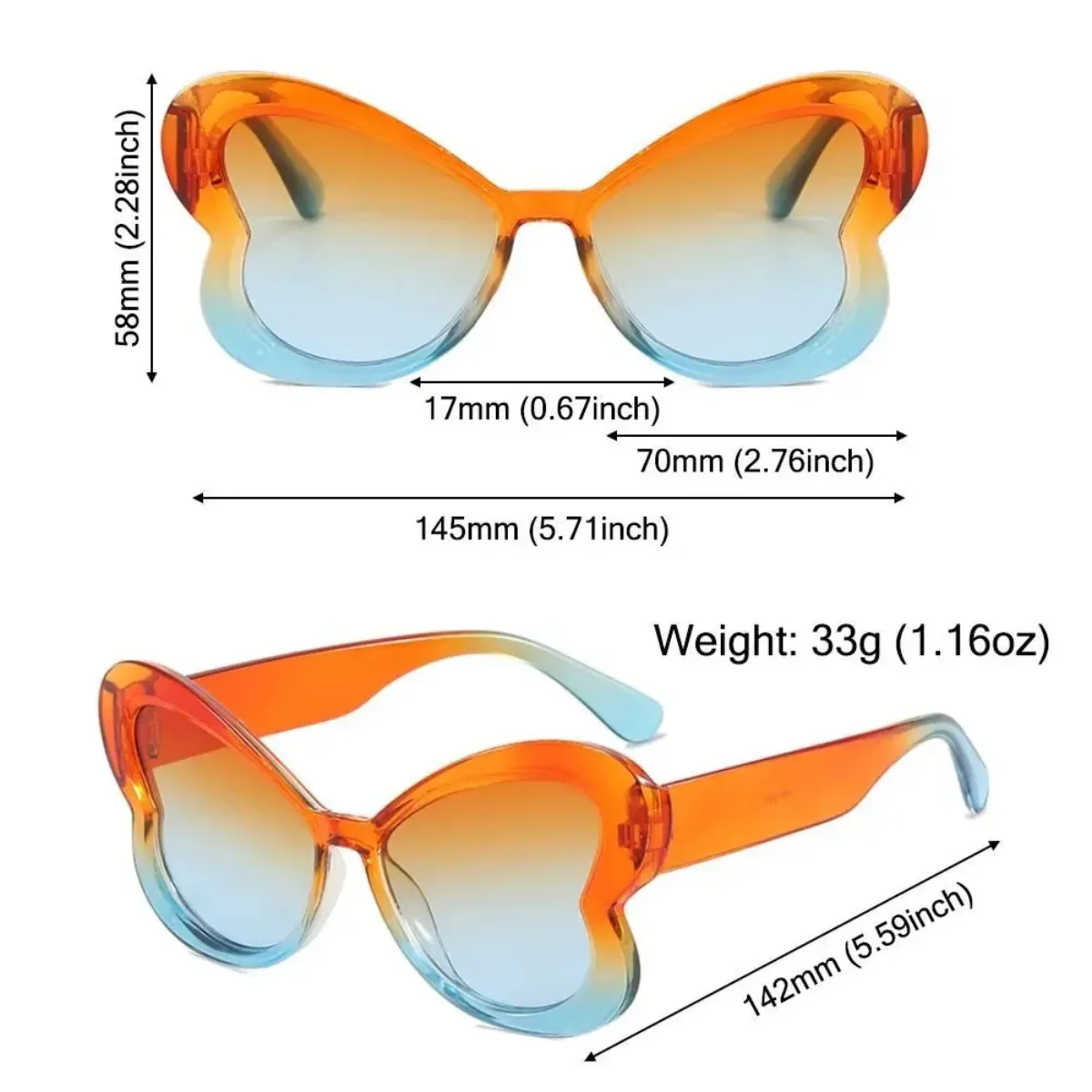 ChimWomen-Lunettes de soleil colorées pour la conduite de fête, grand cadre œil de chat, lunettes pour dames, nouvelles lunettes de soleil décoratives hip-hop, UV400