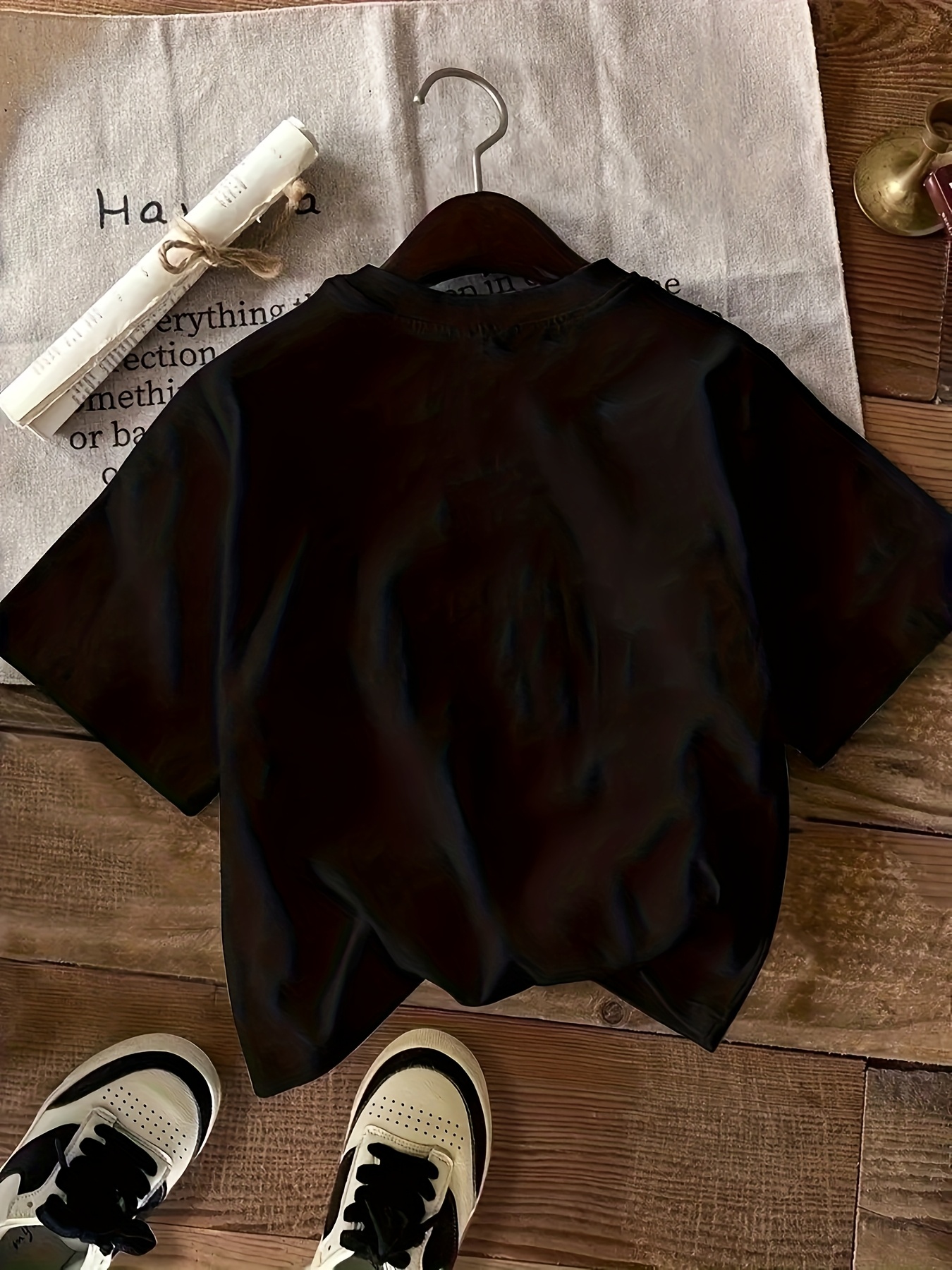 T-shirt imprimé à col rond et manches courtes pour femme, t-shirt de sport décontracté pour femme, vêtements pour femme