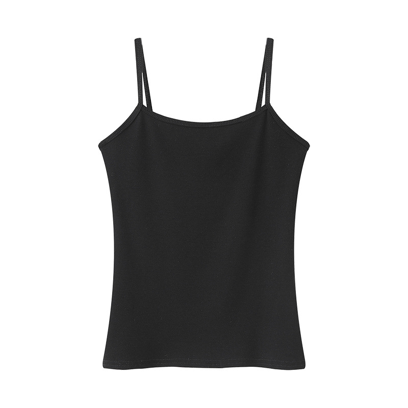 Femmes Camis tricoté chemise à bascule vêtements intérieurs doux décontracté coréen débardeurs haut en tricot maillot de corps printemps été dames débardeur