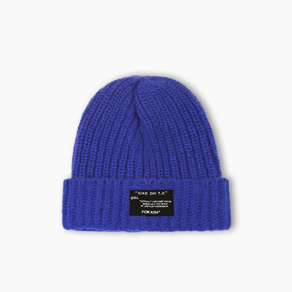 Mode hiver chaud tricot casquette couleur unie doux laine chapeau décontracté Ski chapeaux femmes hommes