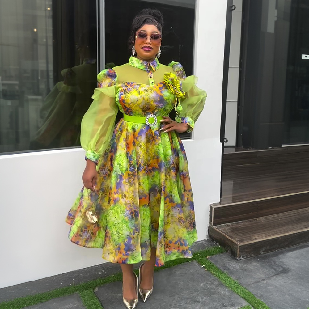 Robes africaines élégantes pour femmes, nouvelle mode d'été, Robe imprimée, grande taille, turquie, musulmane, Robe longue de soirée de mariage, 2025