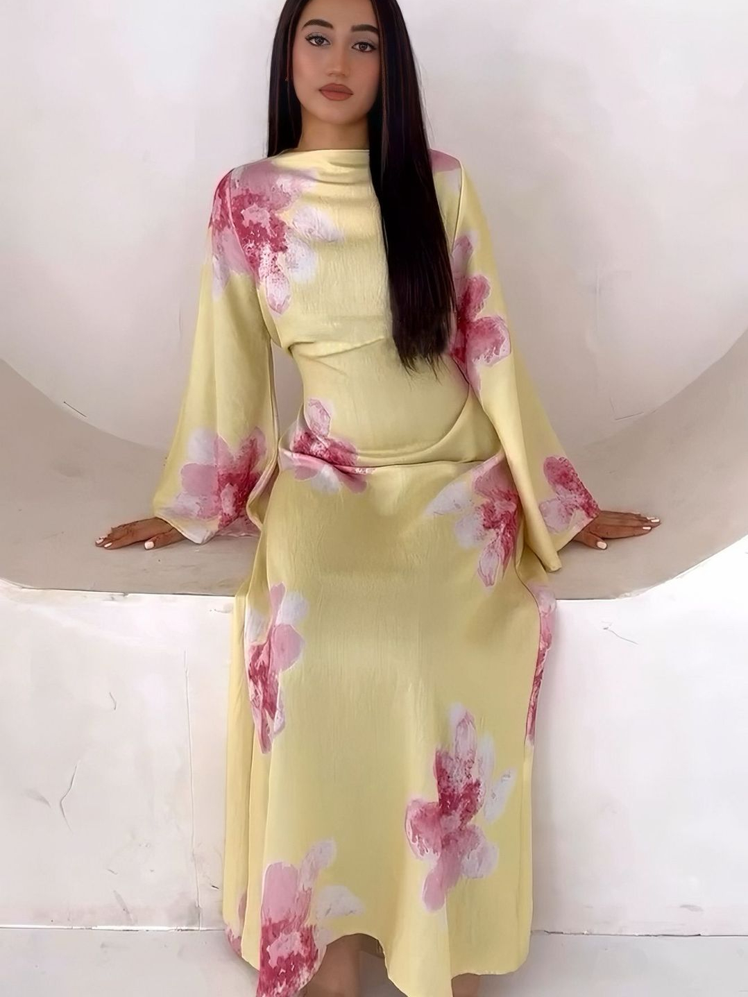 Eid Abaya femmes Robe de soirée imprimée musulman Jalabiya dubaï robes Largos fête Caftan caftan arabe longue Robe 2025 robes de Ramadan