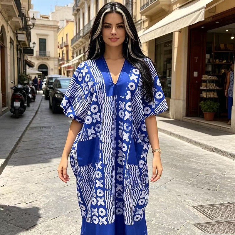 Robes Africaines pour Femmes Vêtements Traditionnels Africains Imprimé Dashiki Robe Longue Abayas Kaftan Musulman Tenues Maxi 2026