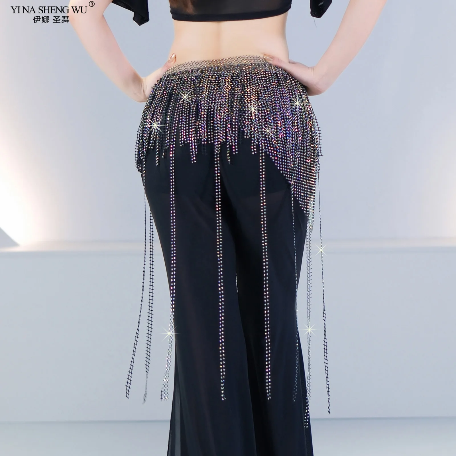 Triangle gland hanche écharpe danse orientale compétition taille écharpe danse du ventre Performance ceinture pour femmes haut de gamme mode