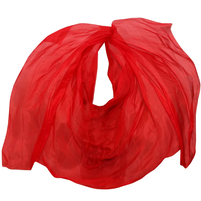 Voile en soie 100% véritable personnalisé, écharpe teinte à la main, châle, voile en soie naturelle Pure, accessoire de danse du ventre, accessoires de spectacle sur scène