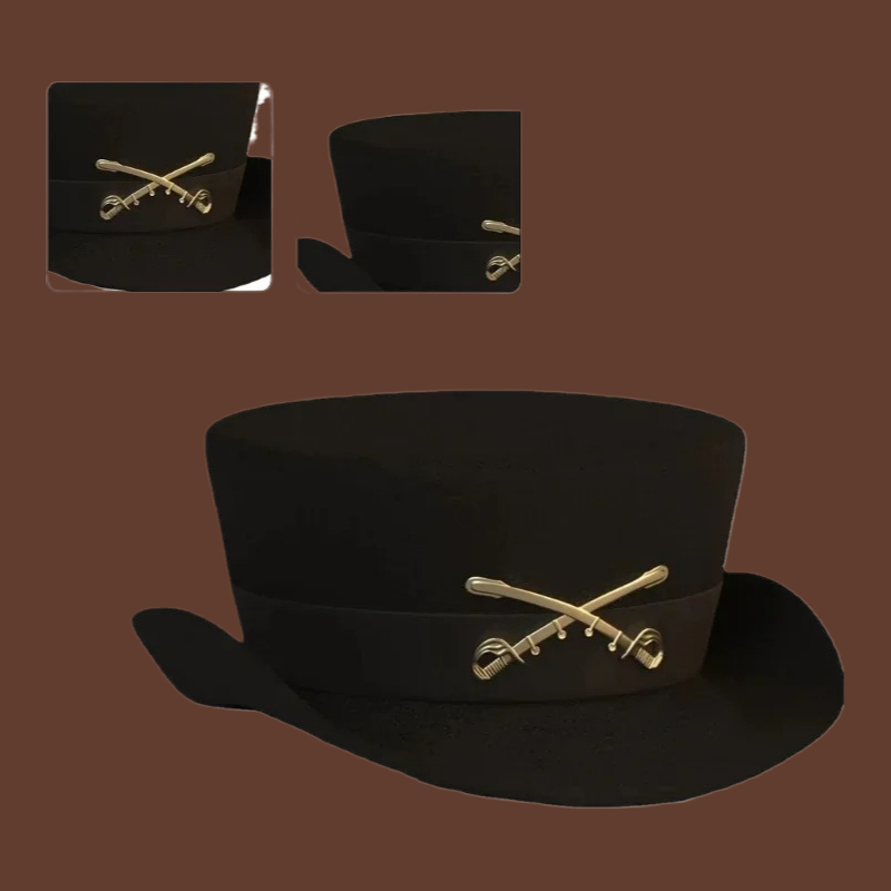 Chapeau Fedora occidental noir à bord court pour femmes et hommes, accessoires Photo, Fedora occidental pour hommes et femmes, vêtements unisexes