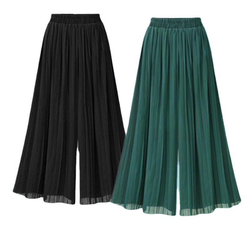Jupe mi-longue à volants pour femmes, Vintage, grande taille, grande taille, décontractée, mode fête, jupes amples à jambes larges, nouvelle collection été