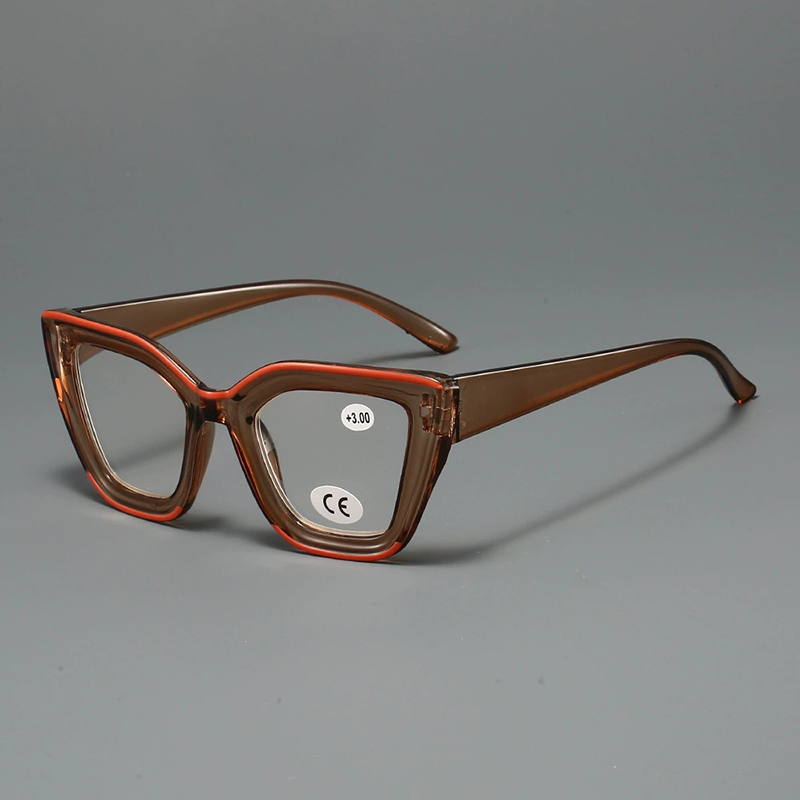 Lunettes de lecture œil de chat classiques pour femmes, Vintage, mode, grand cadre papillon, miroir pour dames, extérieur