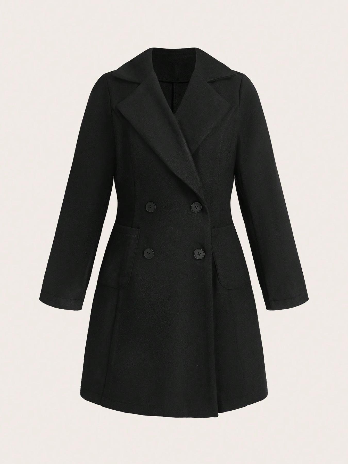 Manteau en laine à la mode pour femmes, vêtements d'extérieur élégants pour femmes, design tendance, parfait pour les tenues décontractées, matériau de haute qualité