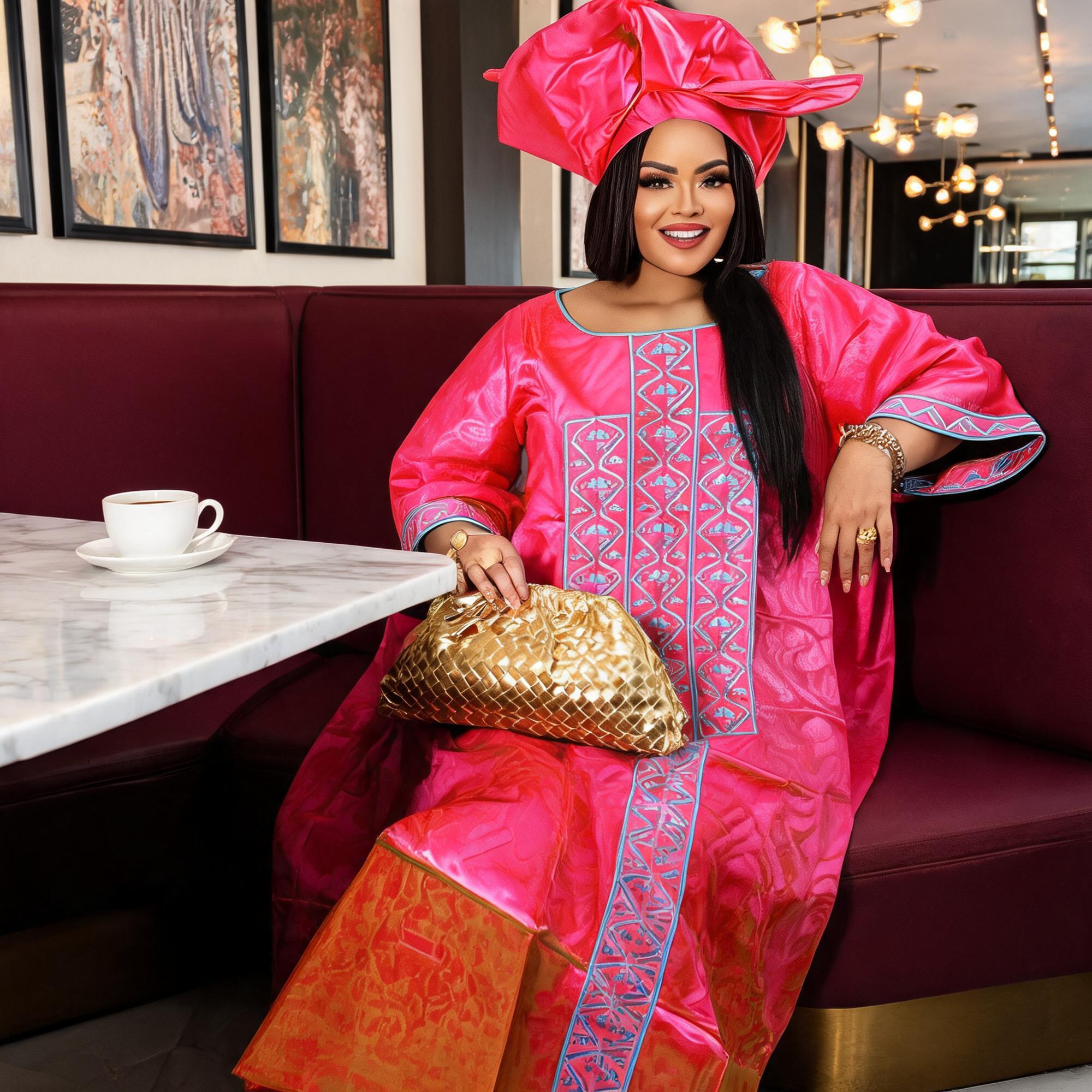 Robe africaine pour femmes, abaya brodée, grande taille, élégante, pour fêtes et cérémonies