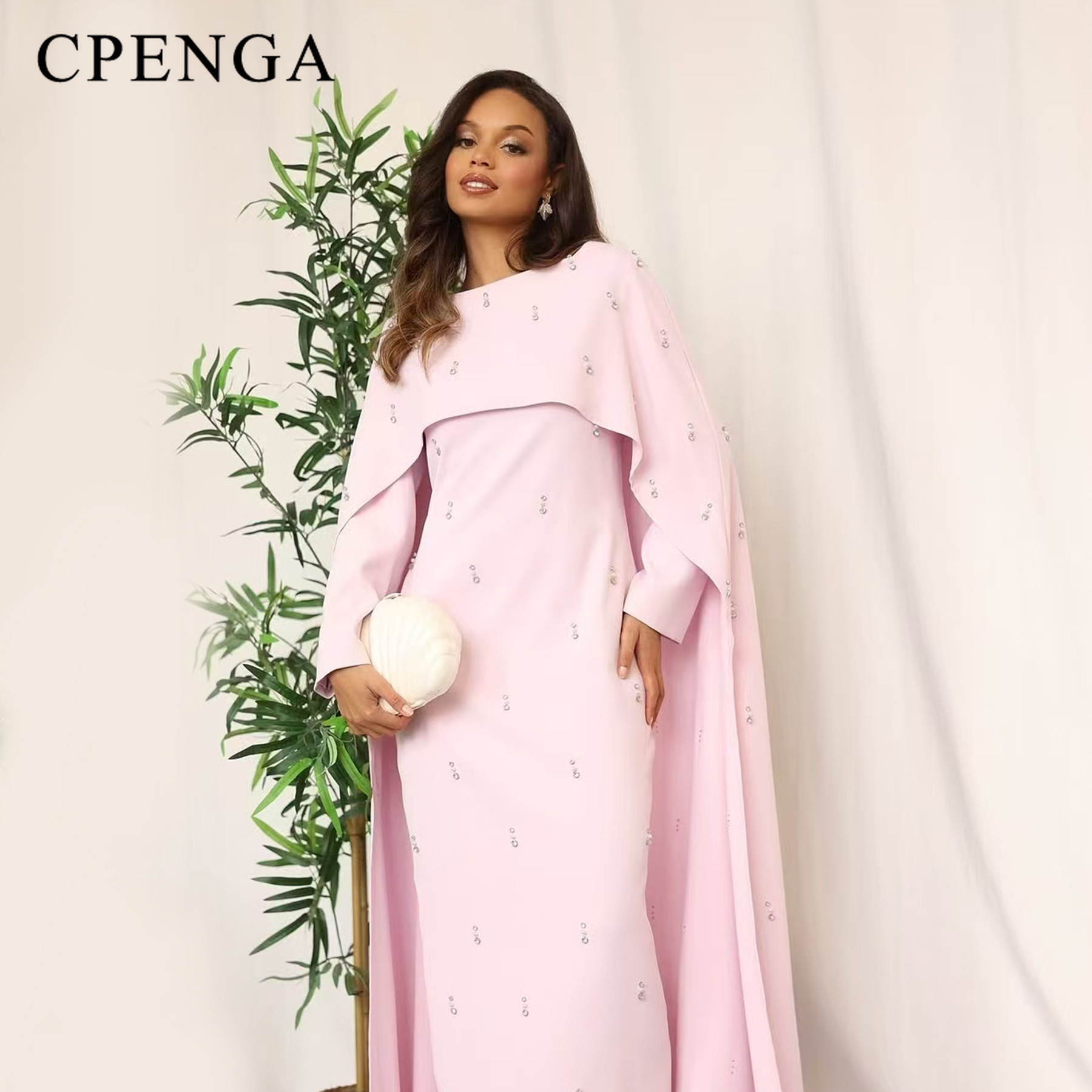 Ensemble de Robe Abaya modeste deux pièces pour femmes musulmanes, Kaftan en perles turques, Style islamique arabe du moyen-orient, pour Ramadan, 2025