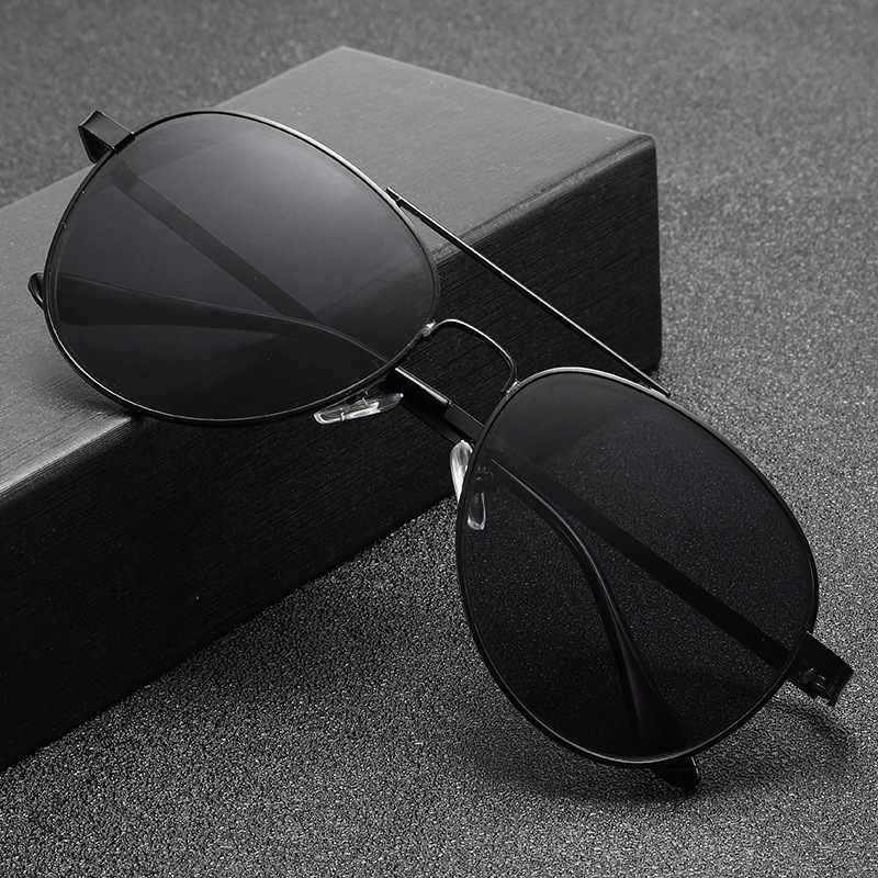 Lunettes de myopie pour hommes, pilote à la mode, neutre en plein air, conduite spéciale, haute qualité, grand cadre, lunettes durables, nouvelle collection 2025