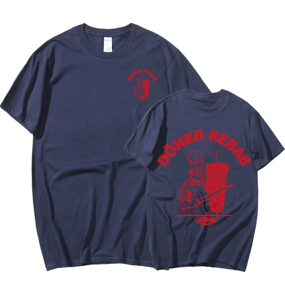 T-Shirts sportifs d'été Doner Kebab imprimé pur femme vêtements à manches courtes hauts drôle femmes t-shirt Vintage haut unisexe T-Shirts