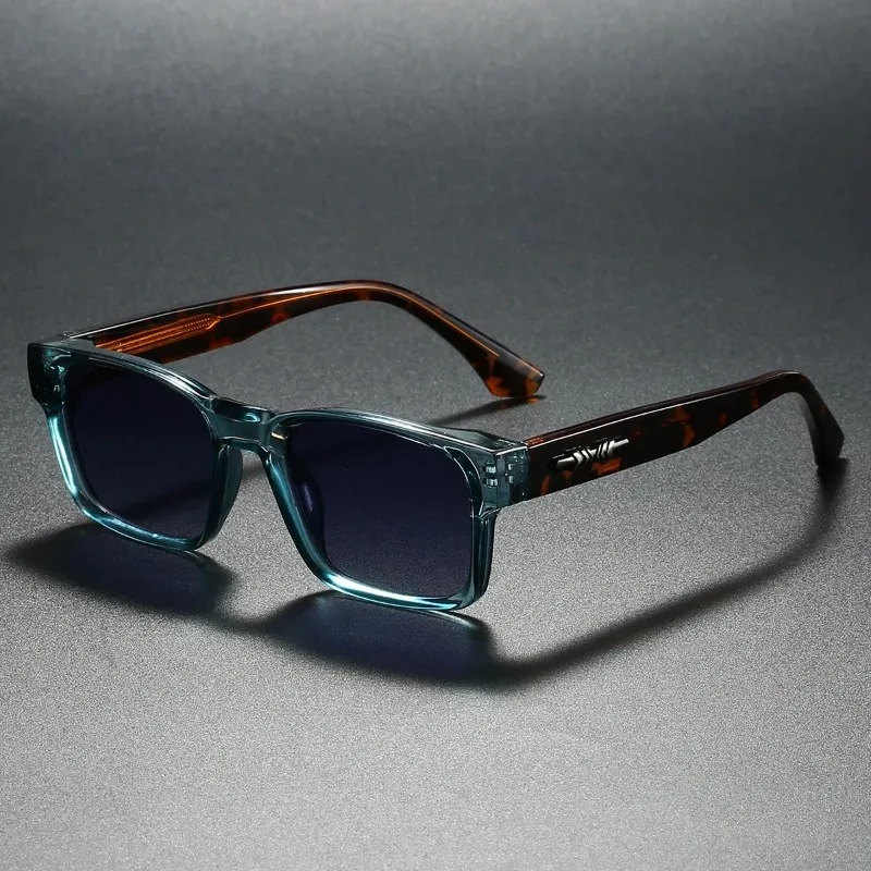 Lunettes de soleil polarisées carrées de qualité pour hommes, monture métallique, idéales pour le voyage, la randonnée, la plage, la pêche, protection UV400, Gafas De Sol