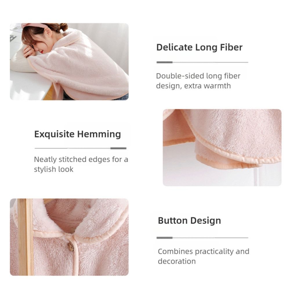 Tendance doux en peluche châle Protection chaude colonne cervicale cou plus chaud faux col châle écharpe vêtements d'extérieur épaule