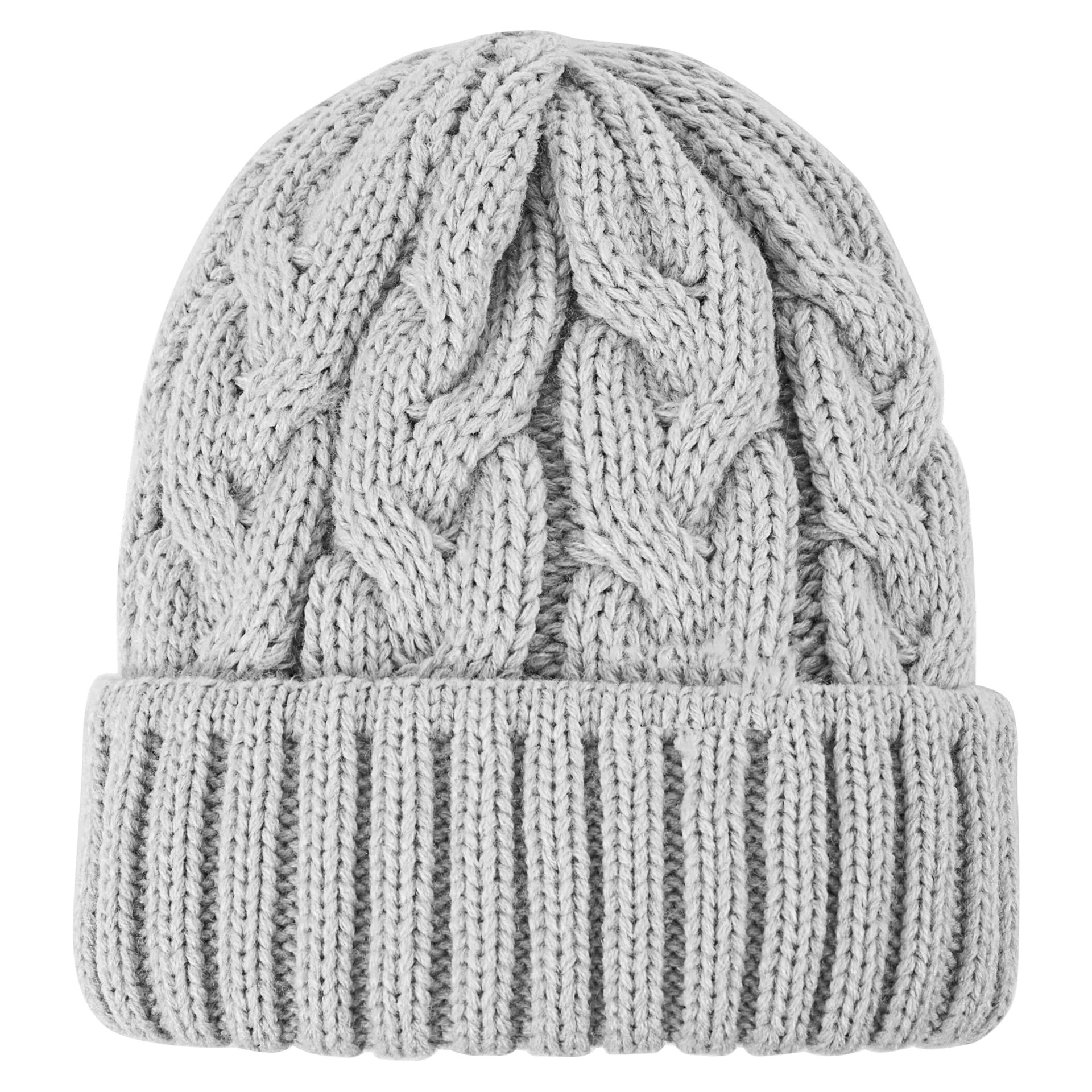 Chapeau chaud fait à la main pour Femme, Bonnet tricoté pour fille, épais et extensible, nouvelle collection automne hiver 2024