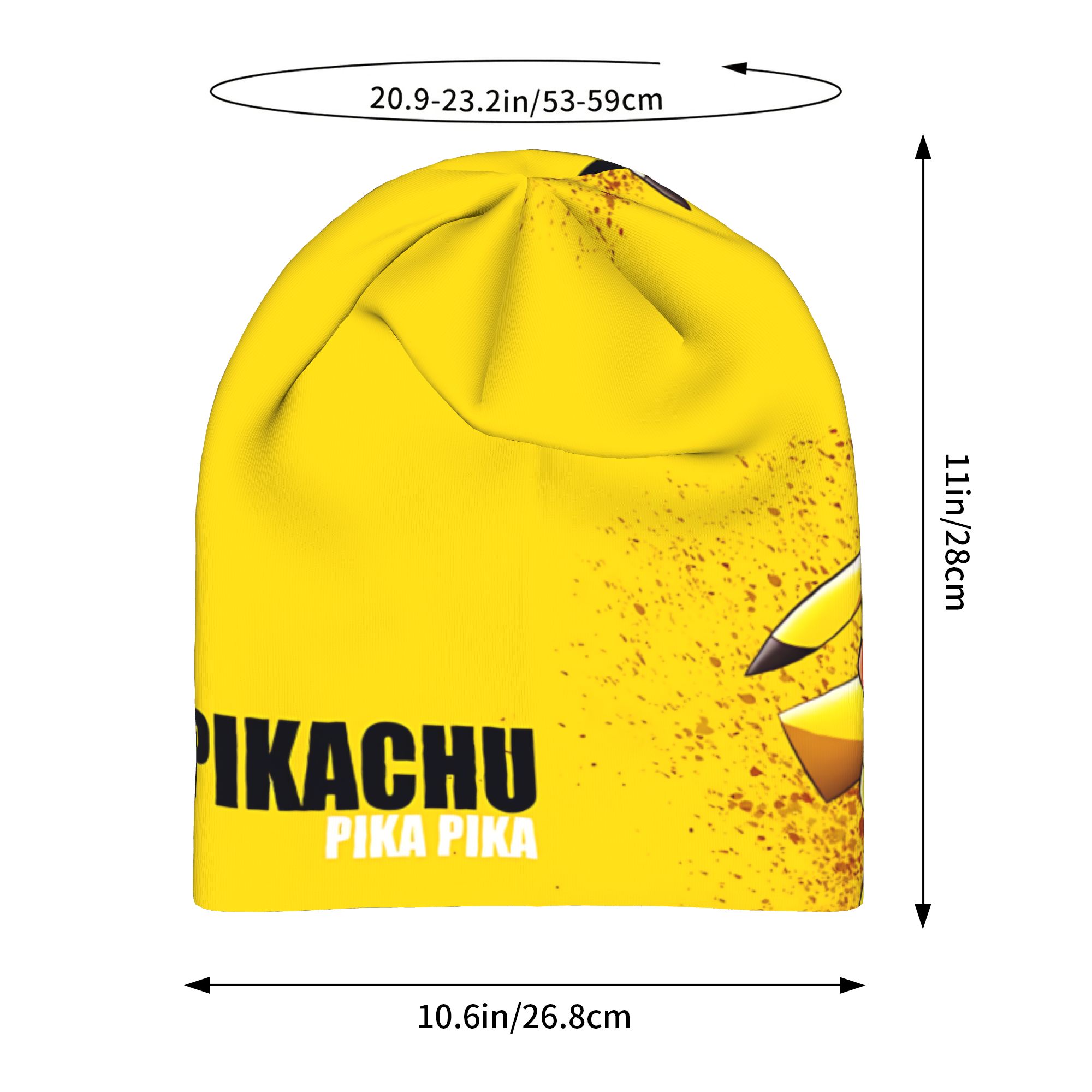 Bonnet de style automnal, bonnet fin pour hommes et femmes, thème anime Pokémon Pikachu, casquette d'été, bonnets et casquettes de style Skullies.