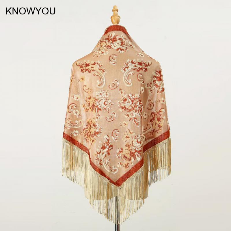 Châle en velours pour femme musulmane, écharpe à pampilles, pashmina solide, étole de plage, hijab musulman, cadeaux de vacances, 140x70 cm
