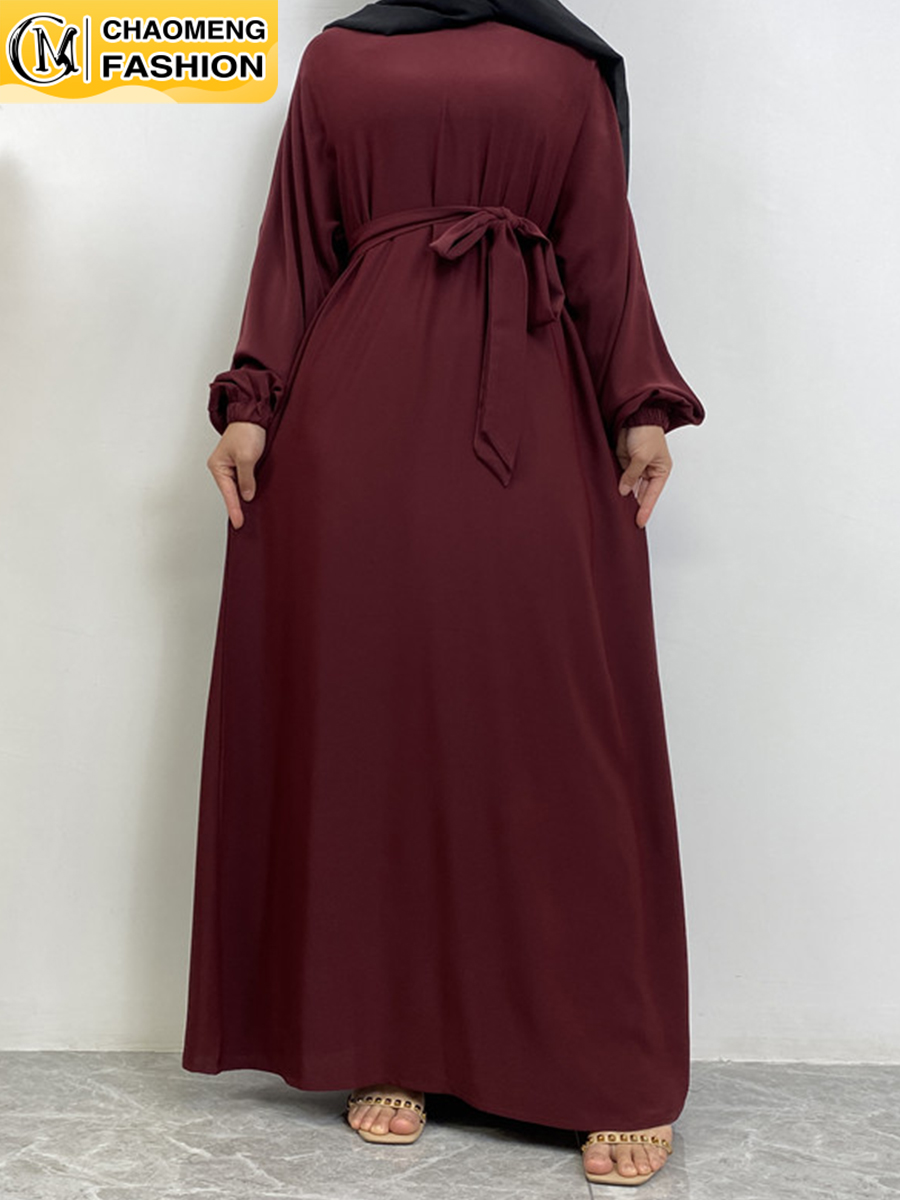 Robe Hijab pour Femme Musulmane, Vêtement Islamique Modeste, Ramadan, Caftan Marocain, Turquie, Abaya
