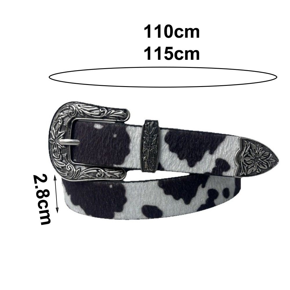 Ceinture large pour femme, style vintage, en cuir PU, ceinture de cow-boy occidentale, ceinture décontractée rétro