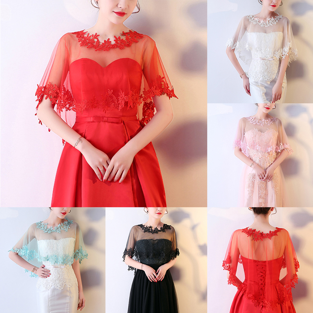 Châle décontracté en dentelle pour femmes, robe de soirée, style élégant, cosplay