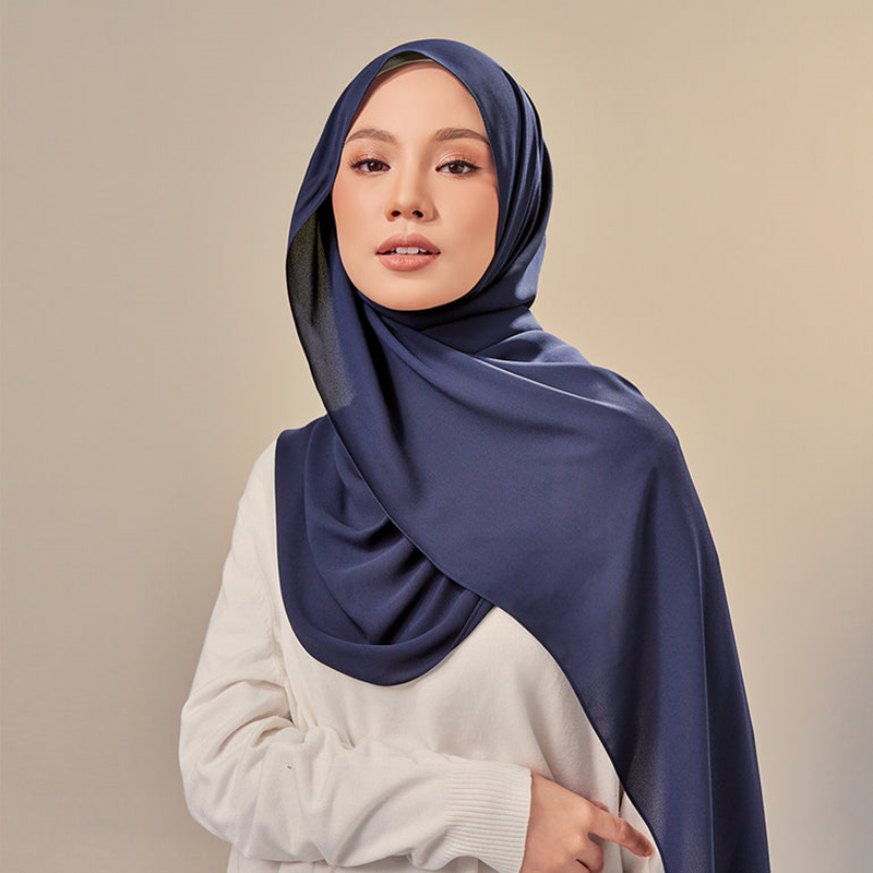 Foulards longs en satin polyester pour femmes, écharpes unies bon marché, châle doux pour femmes malaisiennes, hijab musulman, sensation 256, grande remise
