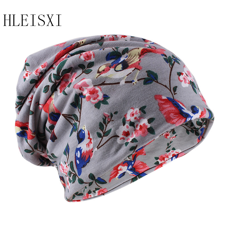 Bonnets Skullies chauds pour femmes adultes, écharpe, Double usage, marque de beauté, chapeau Floral, os de porte, nouvelle collection printemps automne