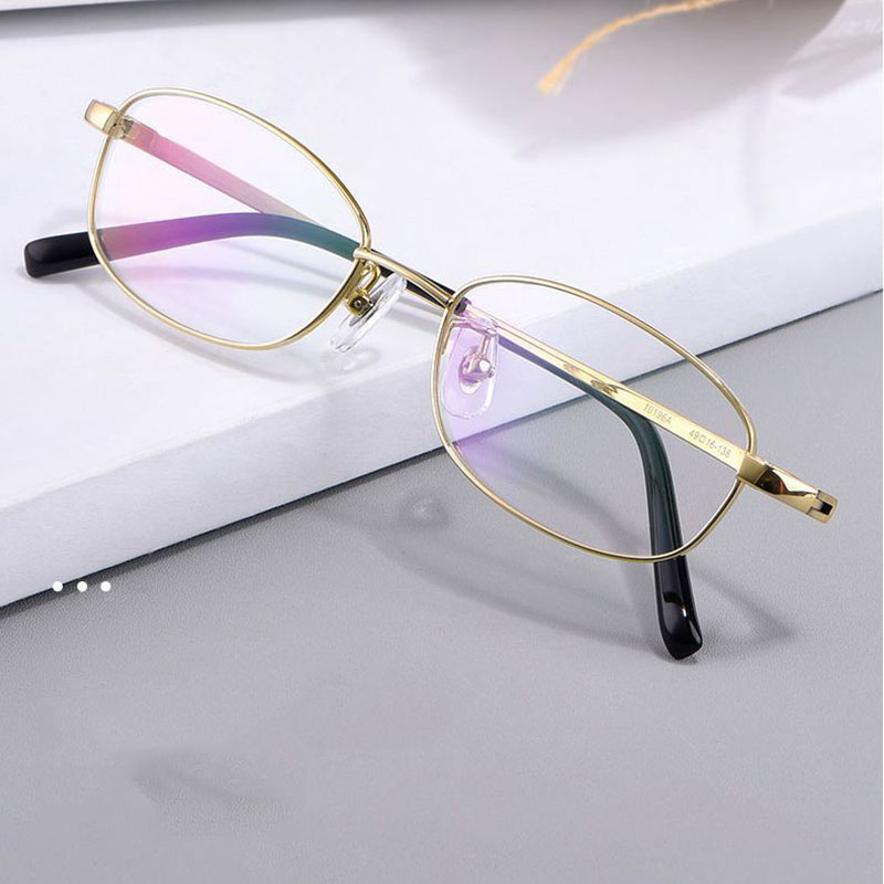 Lunettes optiques à monture en titane à jante complète pour hommes et femmes, monture de forme ronde EyeChester