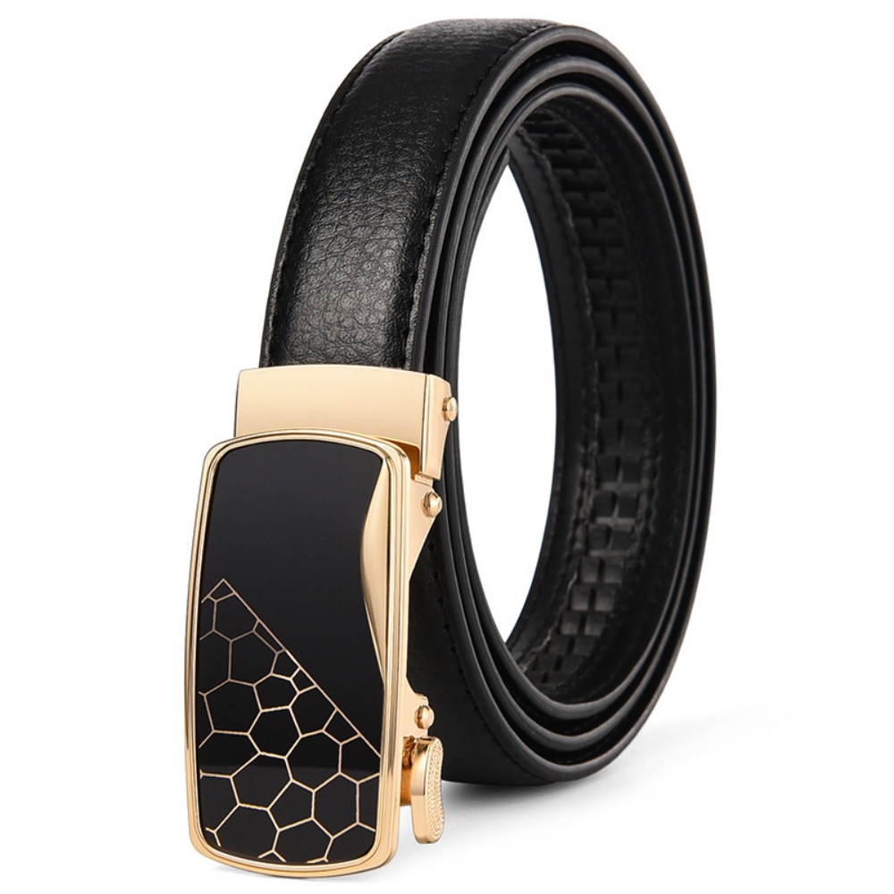 Ceinture noire de haute qualité avec boucle automatique pour femme, largeur 2,3 cm, ceinture de travail décontractée pour femme, boucle en forme de cœur, ceinture pour pantalon femme