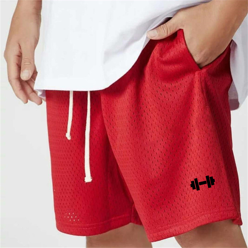 Shorts de sport en maille à séchage rapide pour hommes, pantalons courts de basket-ball, shorts de course, jogging, fitness, gym, musculation, nouveau, été