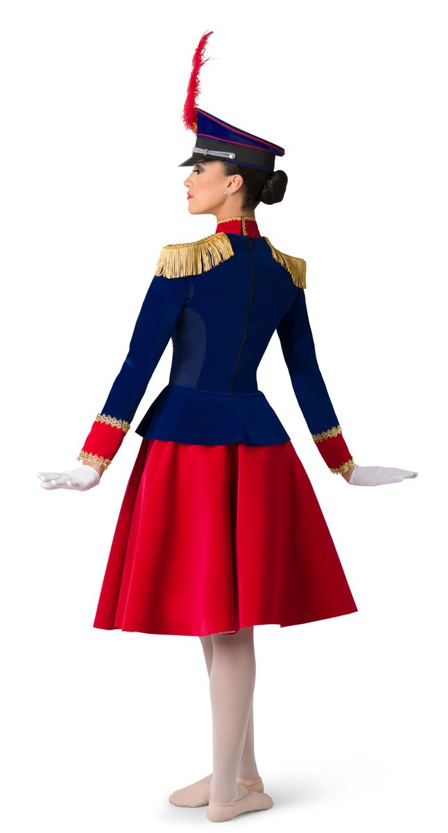 Costume casse-noisette pour femmes et hommes, ensemble de robe en velours militaire Royal médiéval, ensemble de spectacle sur scène à la mode pour Halloween et noël