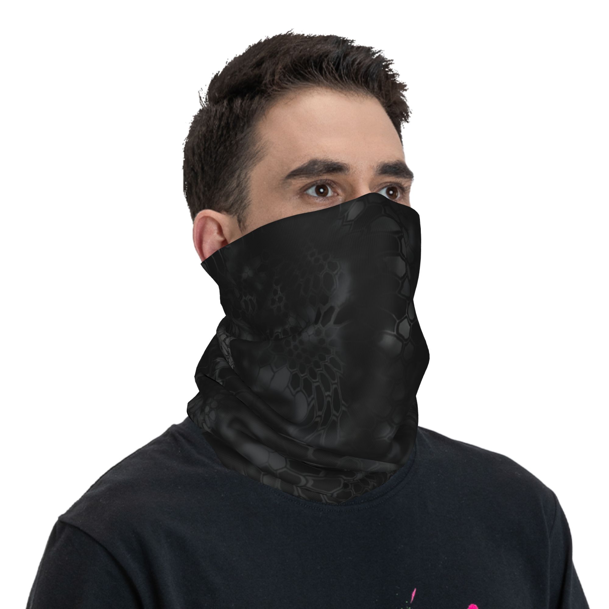 Bandana personnalisé à motif d'écailles de serpent, cache-cou pour femmes et hommes, écharpe de Ski d'hiver, guêtre, couverture faciale en peau