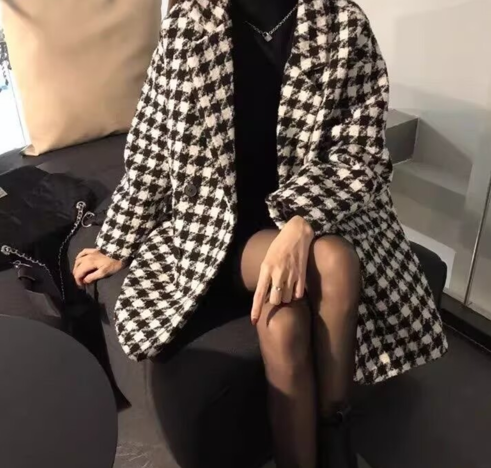 Manteaux Élégants en Laine pour Femmes, Croisés, Style Coréen, pour le Travail Quotidien, Vestes Féminines, Nouvelle Collection Printemps 2026, Hauts Tendance pour Dames