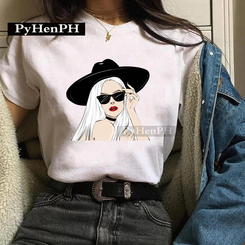 T-shirt à la mode pour filles, un T-shirt imprimé élégant de Style européen et américain, est une grande amie décontractée d'été pour les femmes