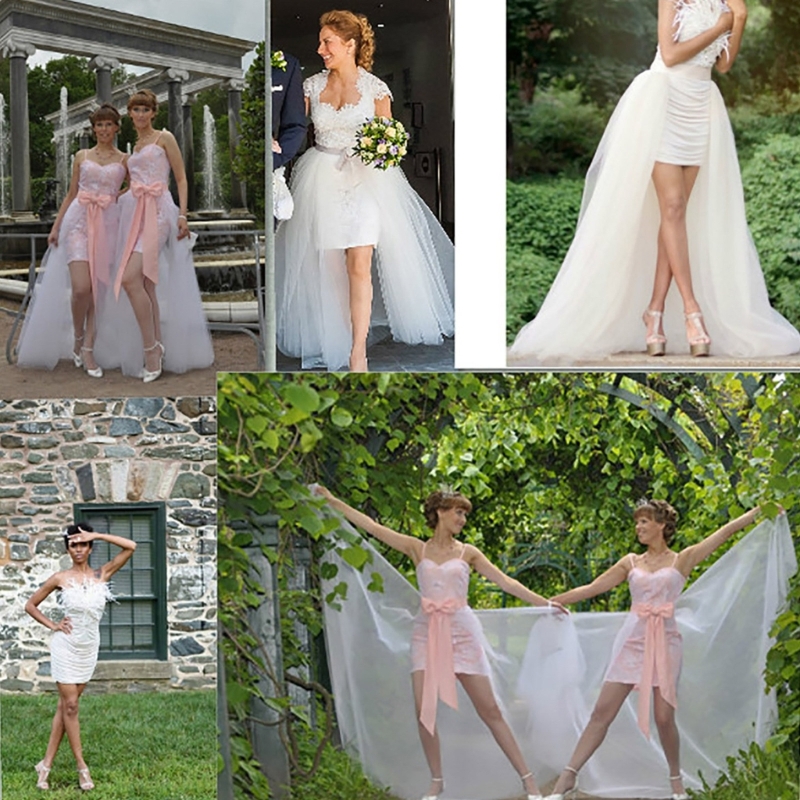 Jupes longues tutu en tulle pour femmes, mariage, cocktail, Rh, bandage, maille, maxi, taille haute, poignées, superposition amovible