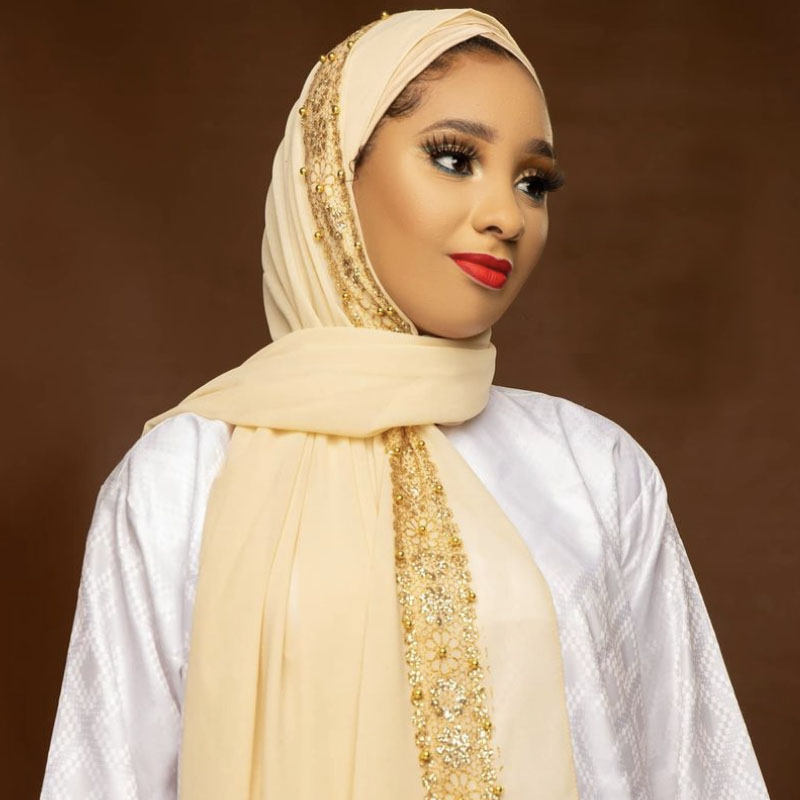 70*180 cm musulman en mousseline de soie hijab écharpe pour femmes islamique dentelle foulard femme plaine châles et enveloppes hijab dames