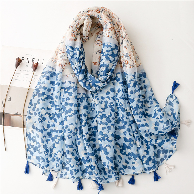 Écharpe en Viscose à Pompon Floral pour Femme, Châle et Enveloppes, Hijab, Bandeau de Cheveux, Foulard de Sauna Musulman de Luxe, 180x90cm