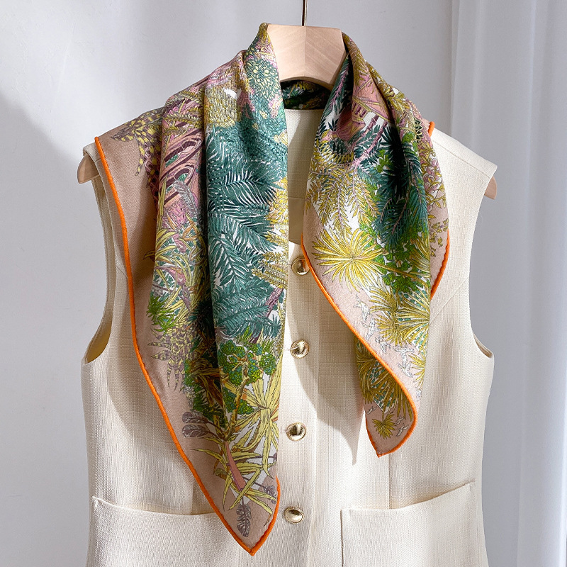 Écharpe pour femmes en 70 % laine et 30 % soie véritable, châles, foulards, écharpes de haute qualité, pashmina, hijab, bandana, bufanda, poncho