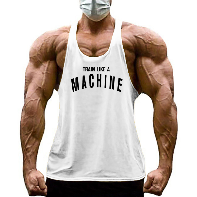 Vêtements de gymnastique professionnels pour hommes, entraînement comme une machine, dos en Y, maillots de fitness, coton, musculation, Stringer, précieux, été