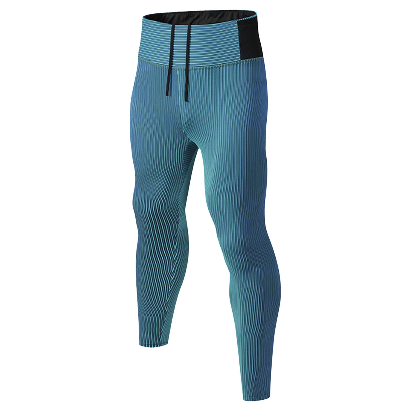 Leggings pour hommes pantalons de Compression Sport Fitness course Leggings de gymnastique avec poches pantalons à ceinture élastique pour hommes