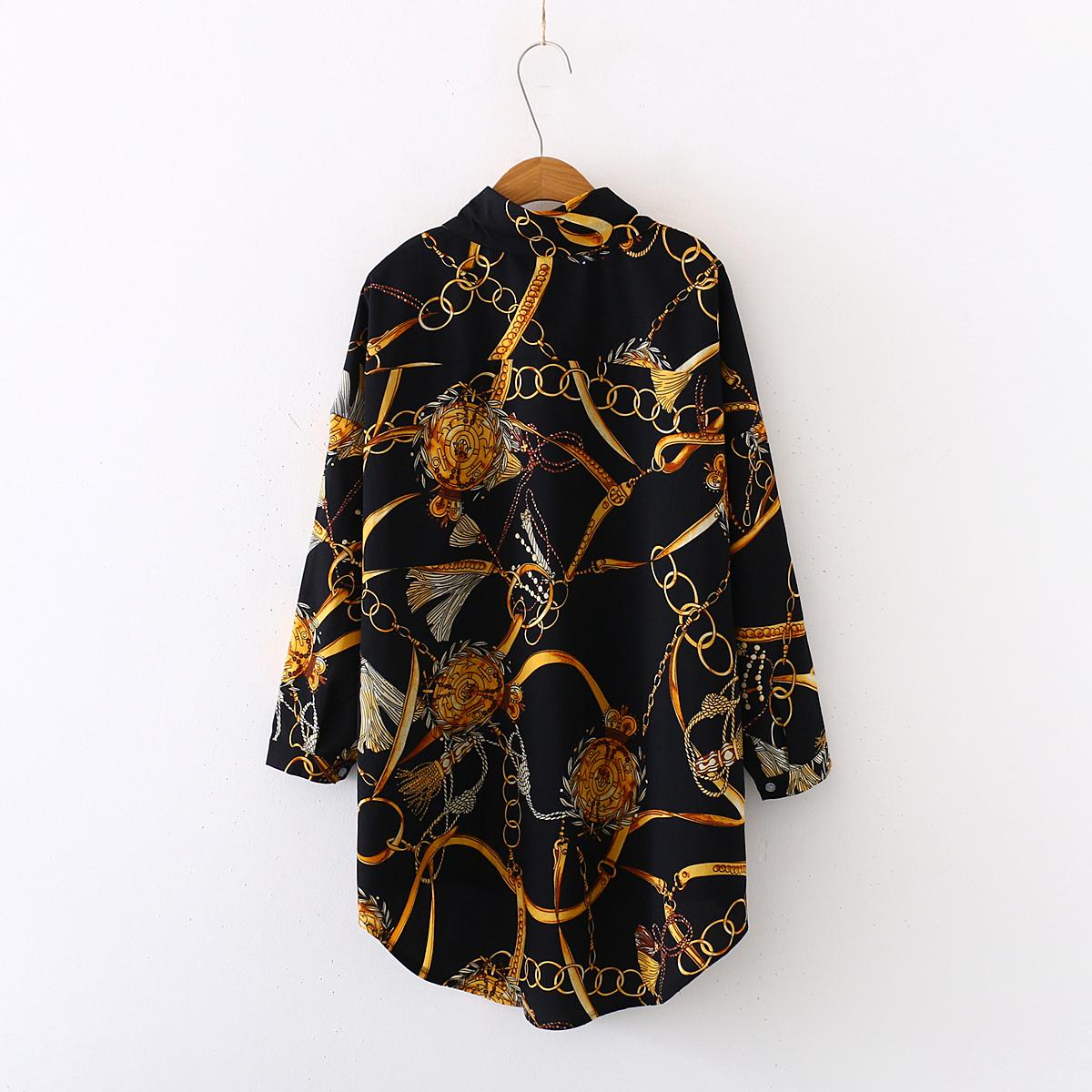Chemises amples décontractées robe surdimensionnée femmes chemisiers en mousseline de soie printemps été à manches longues hauts Blusas Mujer