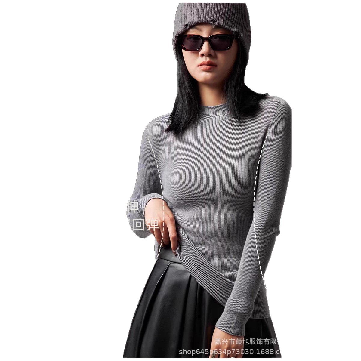 Luxe soie cachemire femmes col roulé coupe ajustée thermique tricots sans couture couche de Base haut pull femmes